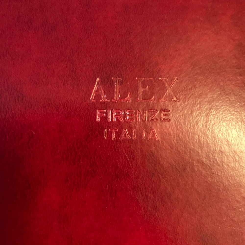 Stunning Deep Red Alex Firenze Purse